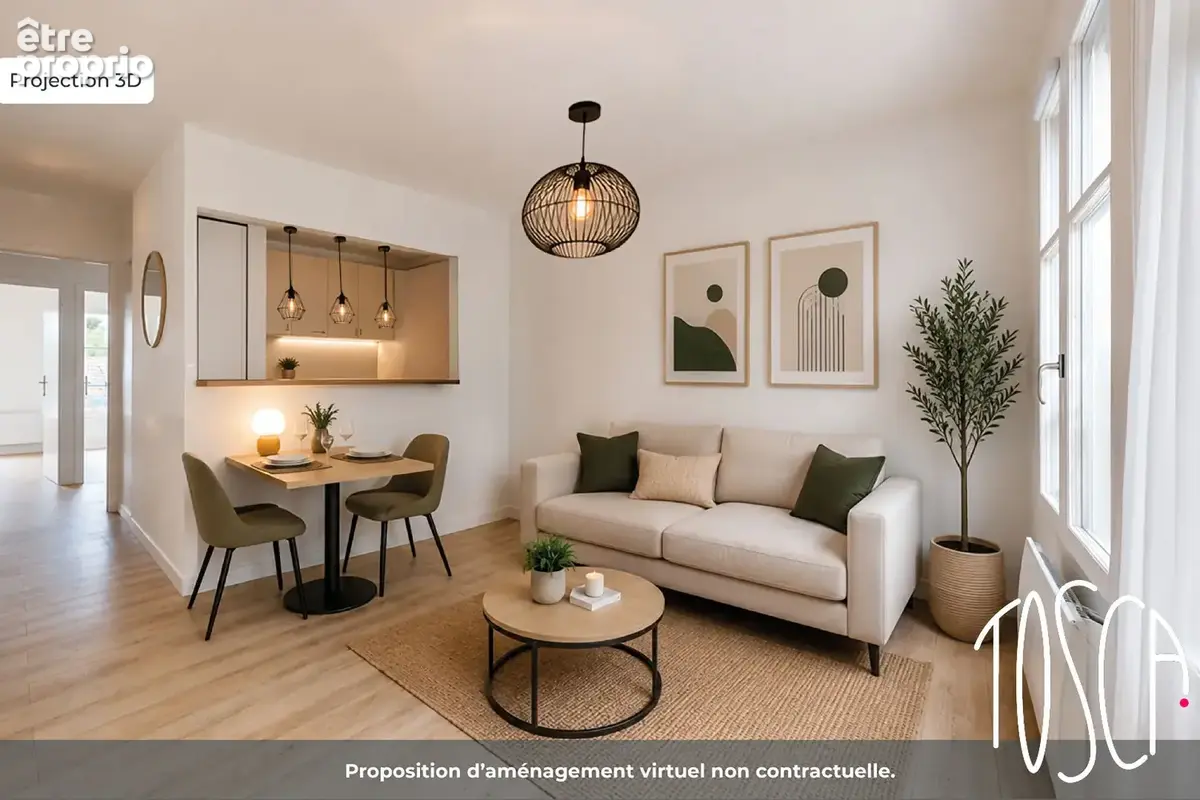 Exclusivite thiais - apollonia - 3 pieces refait a neuf  - balcon - parking en sous-sol - photo 2