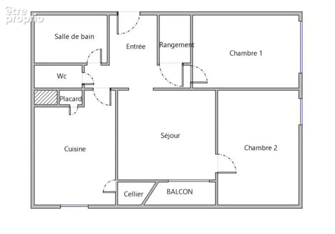 3 pièces 58 m² avec balcon et cave, proche gare - photo 11