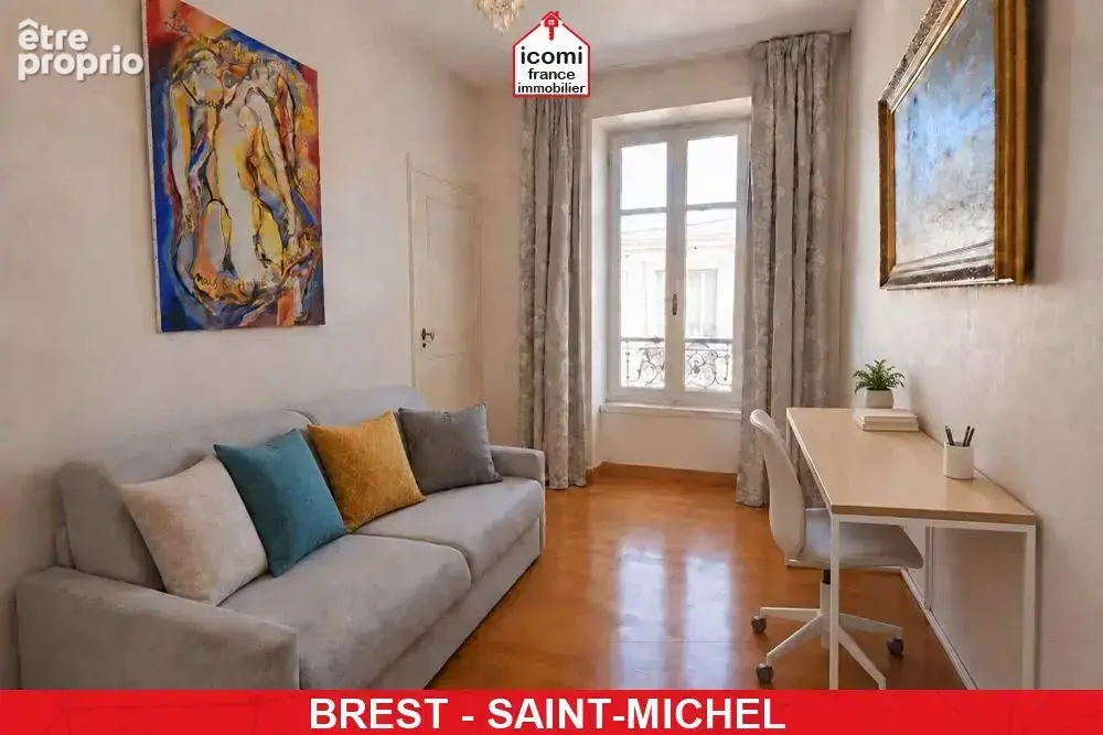 Finistere - brest (29200) - a vendre - appartement de 102 m² - seul au dernier etage - 2 chambres (possible 3) - cave - dpe d -  - photo 8
