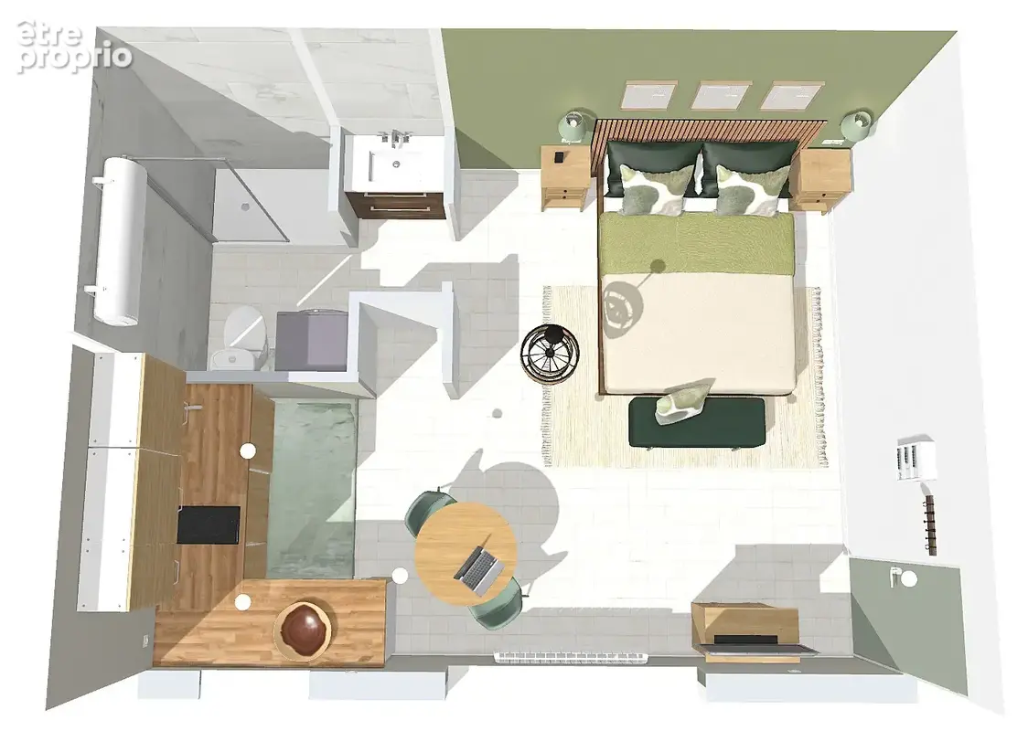 2 studios rénovés ! Idéal investisseur !!! - photo 10