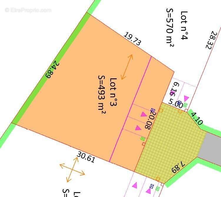 Terrain à LA CHAPELLE-DES-POTS