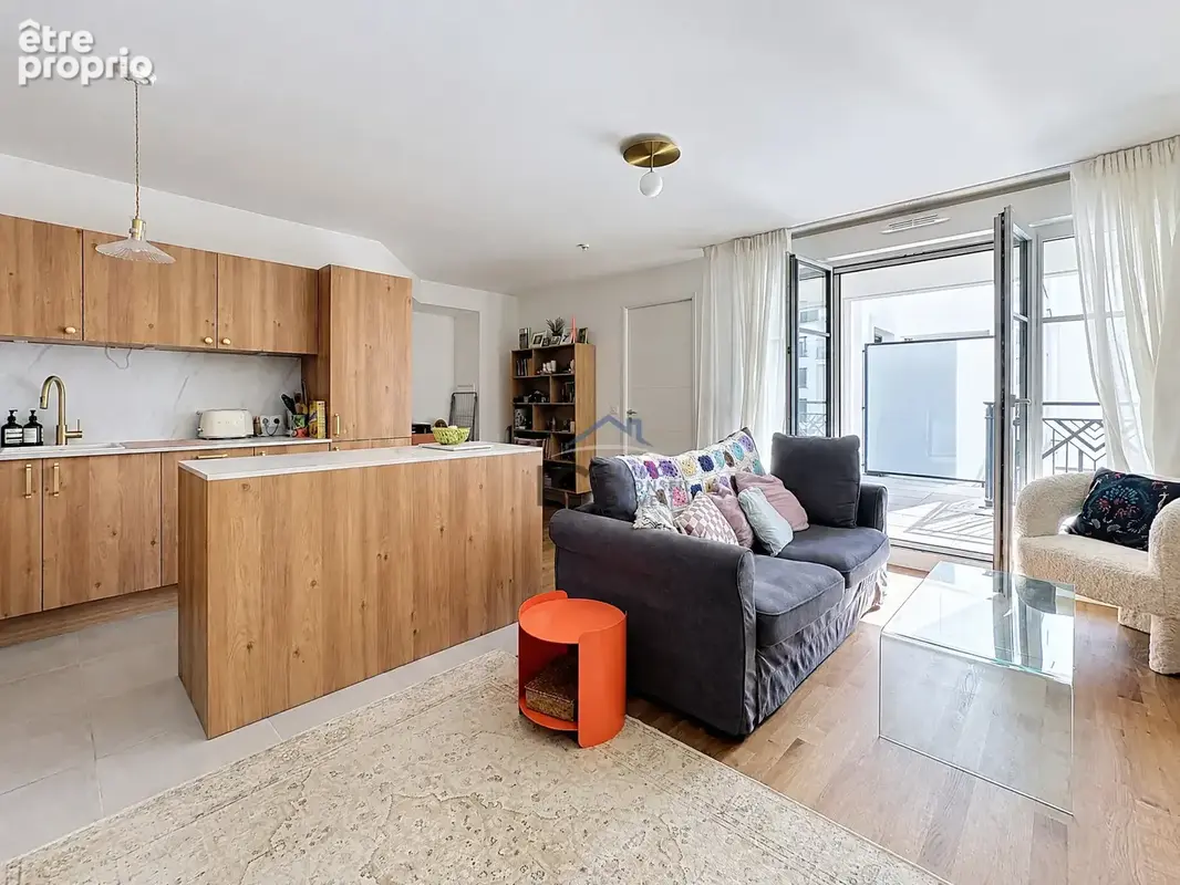 Clamart - Quartier Grand Canal : Appartement 2 pièces neuf (DPE B) avec terrasse Sud et parking - photo 1