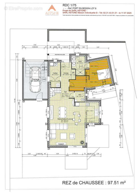 Maison à PORT-EN-BESSIN-HUPPAIN