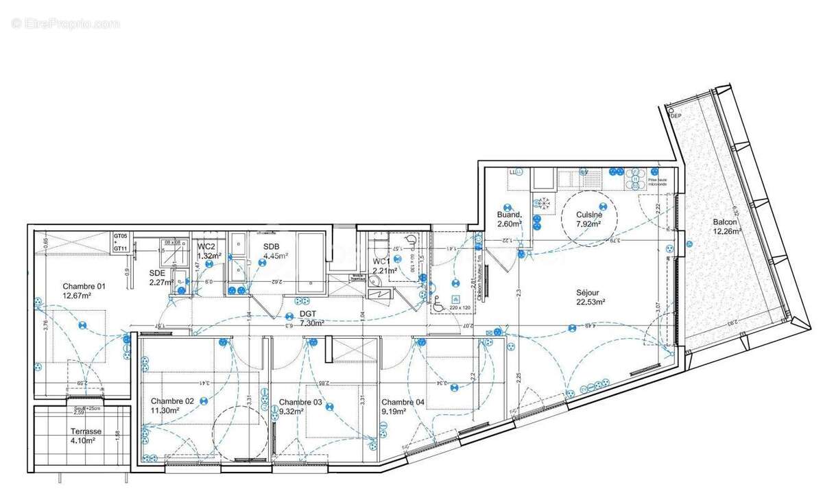 Exclusivité – Bel appartement T4/T5 de 93 m² au 8ème étage, terrasse plein ciel & double parking – Ginko - photo 4