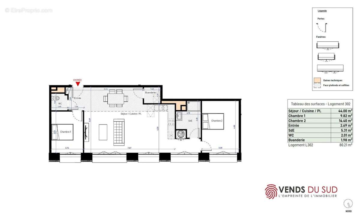 Appartement à BEZIERS