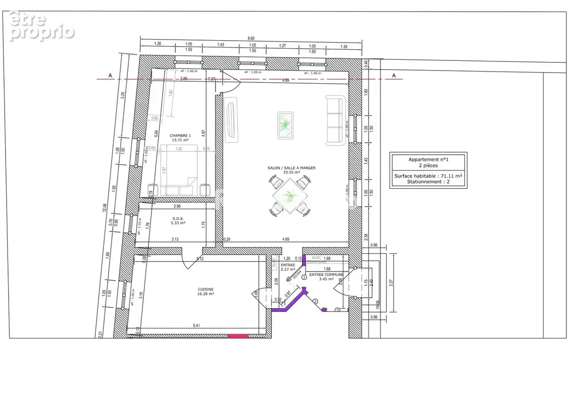 Appartement 71 m² à Olwisheim  - photo 6