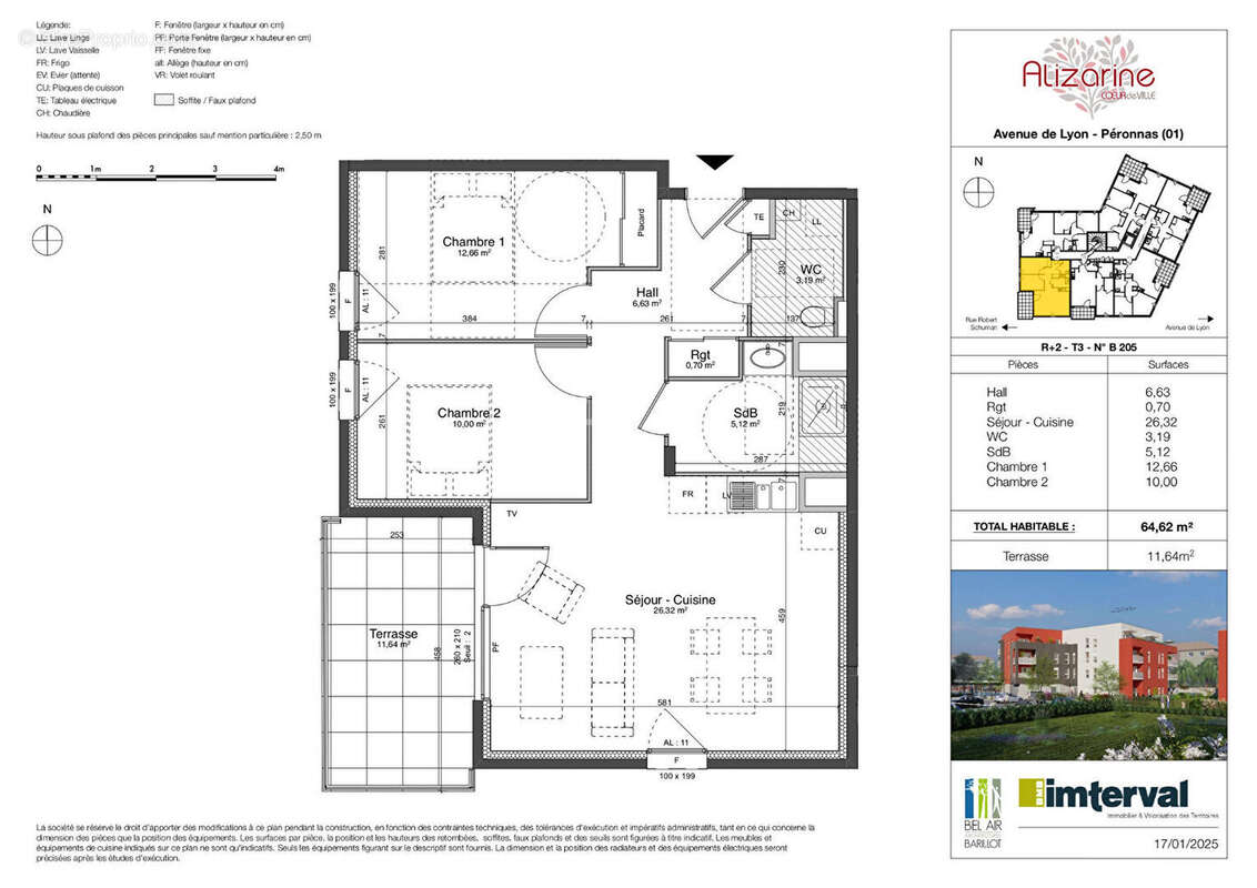Appartement à PERONNAS