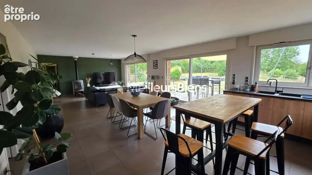 Maison plain-pied 145 m² à Beaudignies, 4 chambres et sous-sol complet et Piscine - photo 2