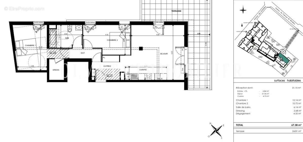 Appartement à ROQUEBRUNE-CAP-MARTIN