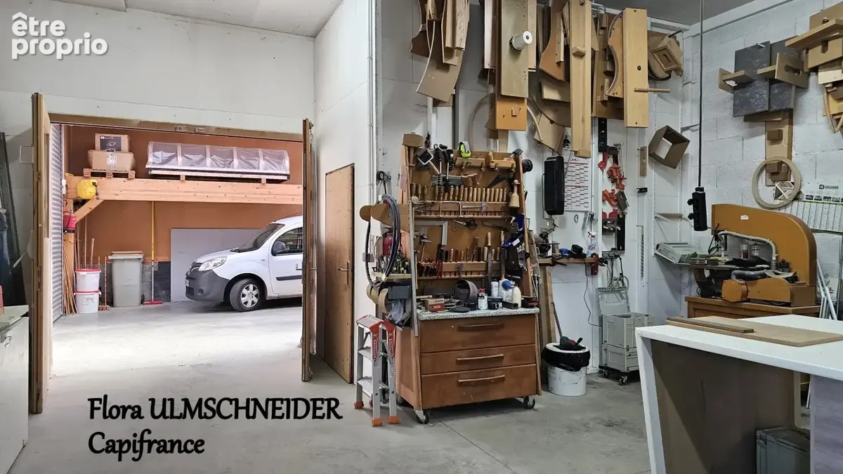 ATELIER, STOCKAGE, BUREAU à vendre MAGNIEU (01) avec logement de fonction + terrain proche de BELLEY à env. 1H30 de Lyon et de G - photo 9