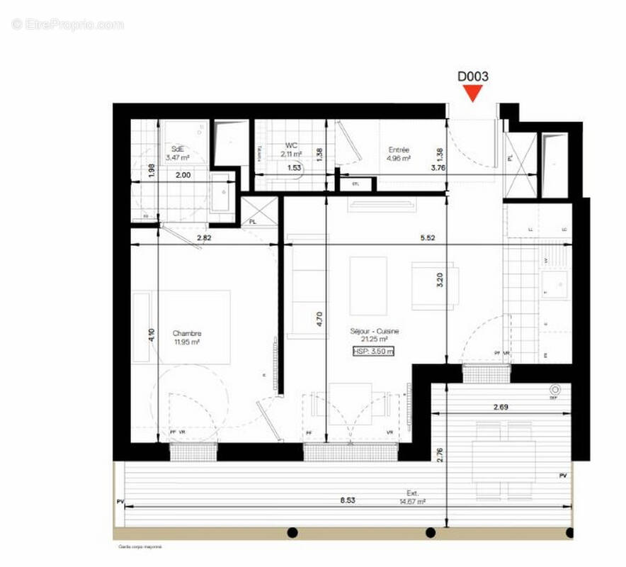 Appartement à CHATILLON