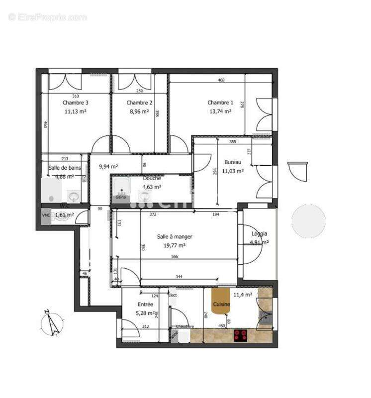 Appartement - photo 16