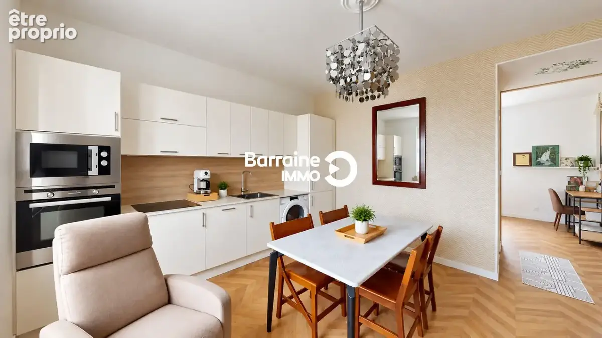 GUIPAVAS APPARTEMENT T1 Bis de 30.88 m² - Parfait état - photo 3
