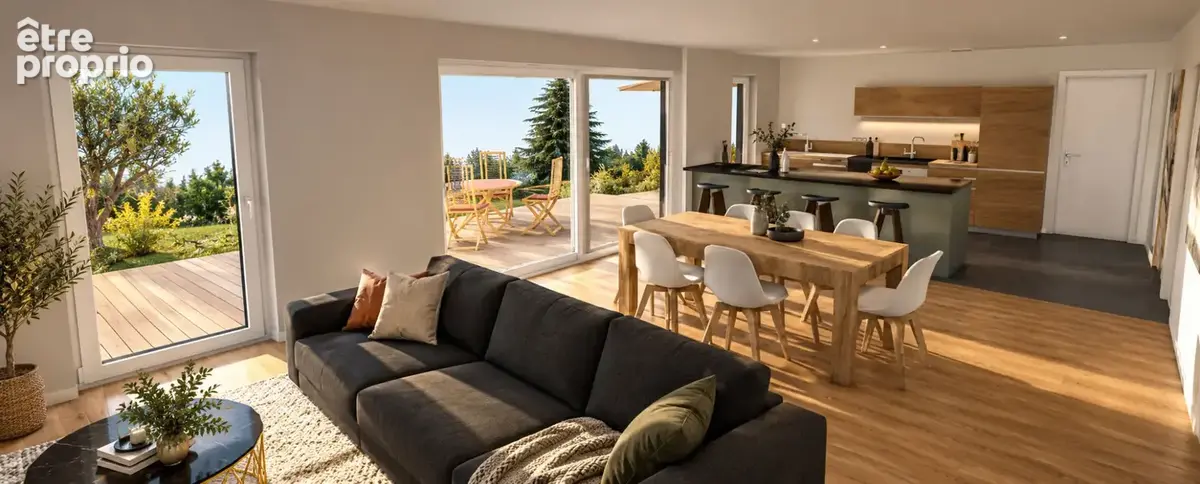 Projet de villa contemporaine - Pugny-Chatenod sur un terrain constructible de 1000 m² - photo 4