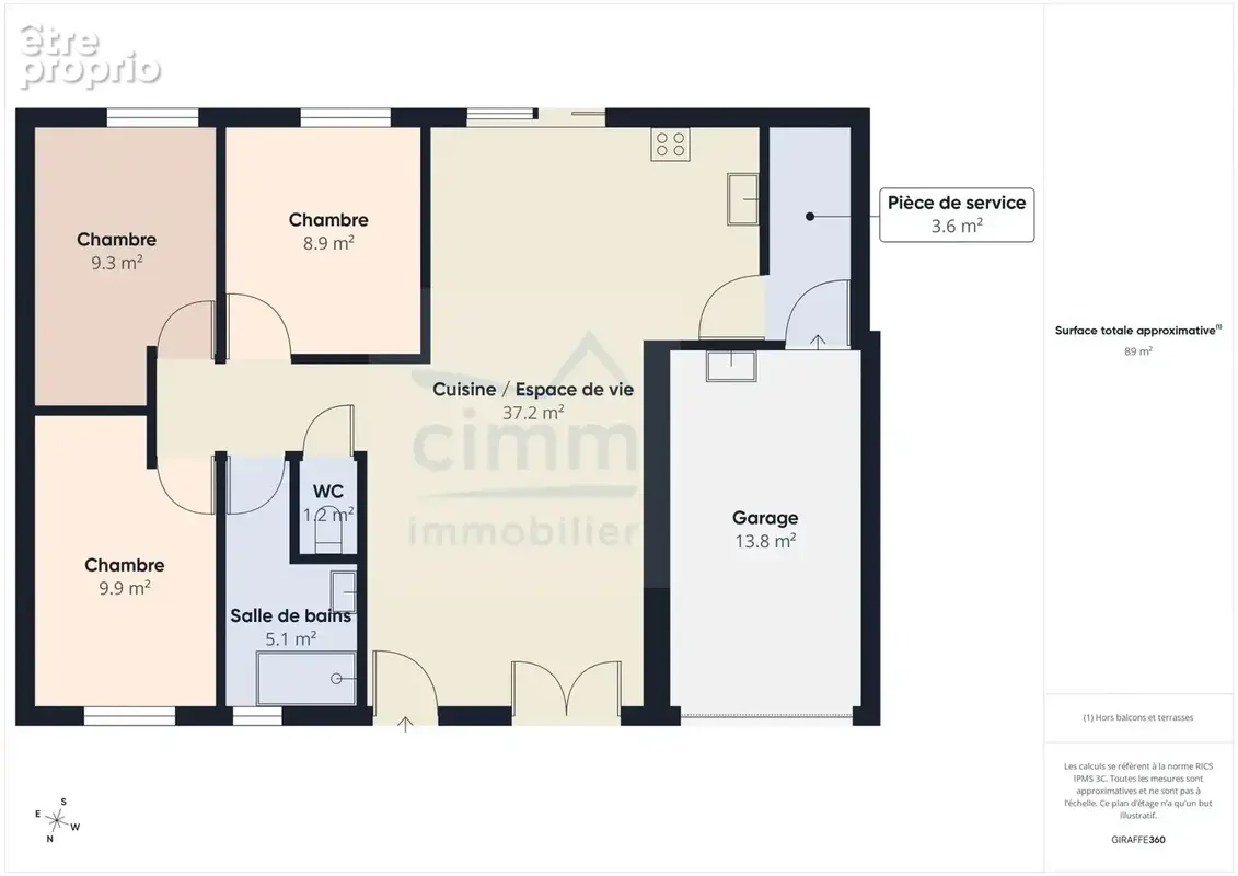 Maison plain pied de 76m² sur un terrain de 524 m² - photo 2