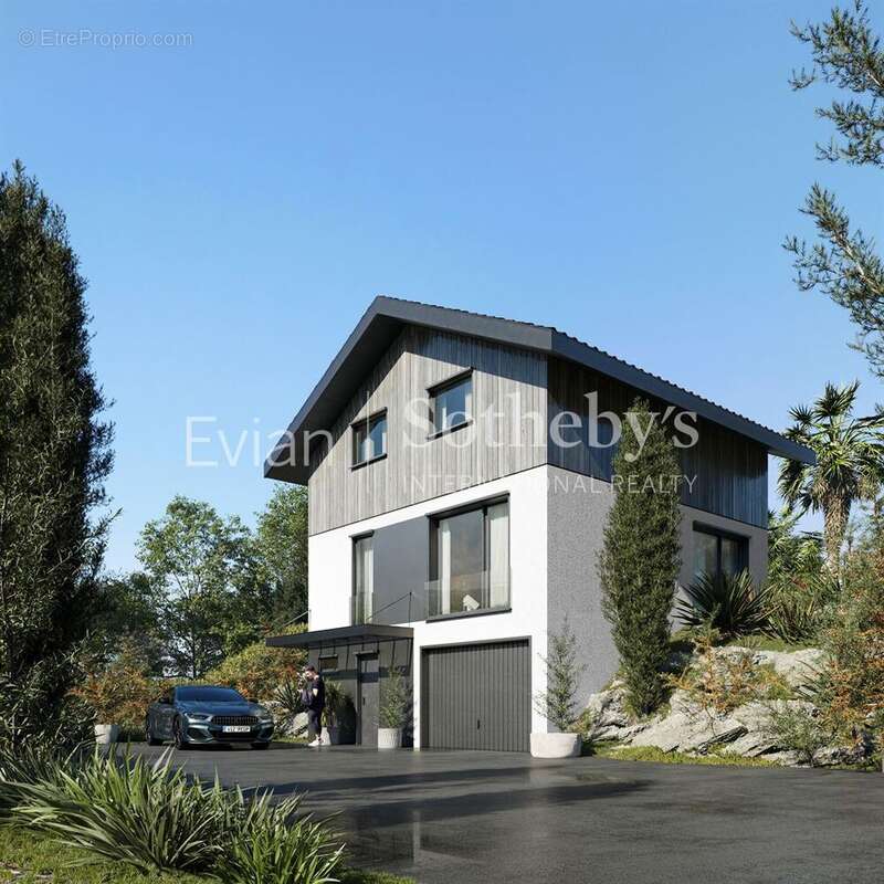 Maxilly, programme neuf, villa neuve avec vue lac. - photo 2