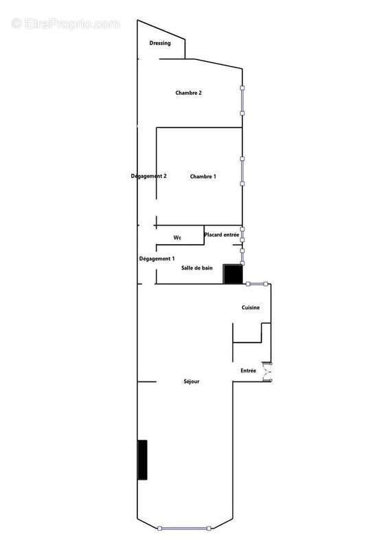Appartement à PARIS-13E