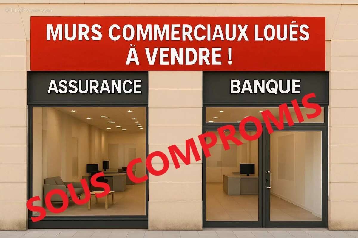 Opportunité rare ! - Local pro loué par une Banque & un Assureur - photo 2