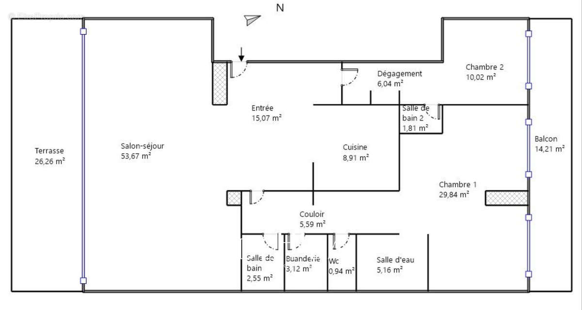 Appartement à MARSEILLE-8E