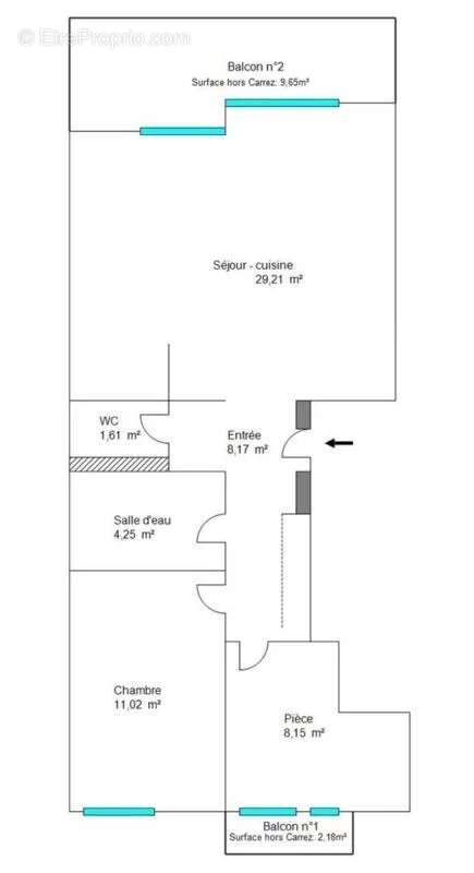 Appartement à MENTON