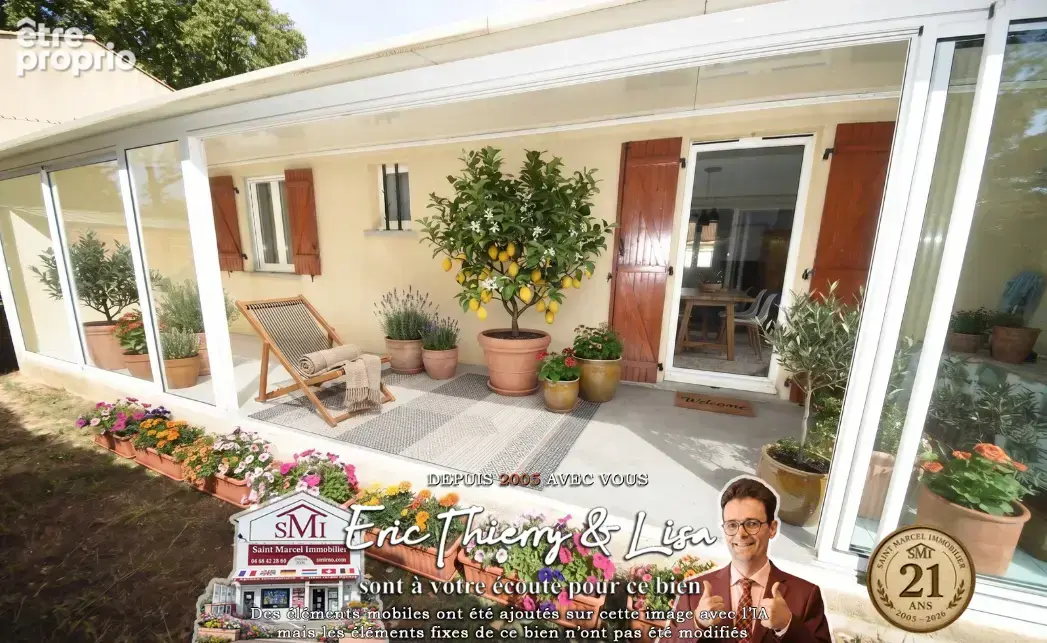 EXCLUSIVITE - À saisir ! Charmante maison T3 de plain-pied avec jardin et panneaux solaires à Ornaisons   Peti - photo 7