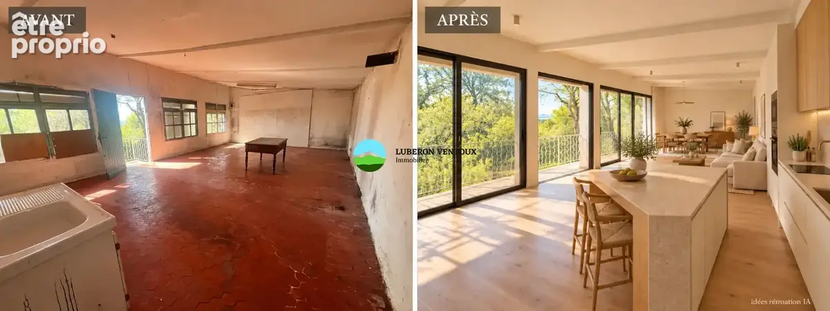 Carpentras quartier de la Lègue  148 m² de maison principale et annexe  sur un terrain de 4460 m² - photo 4