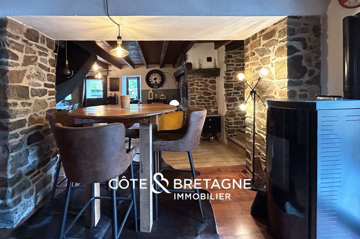 Maison de charme à binic en pierre proche des plages à pied avec jardin et dépendances  réf : 202626 - photo 4