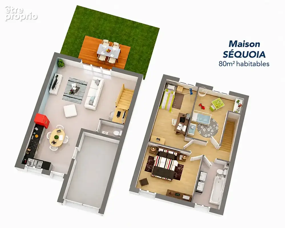 Épouville - maison neuve t4 de 80 m² avec jardin et garage - photo 2