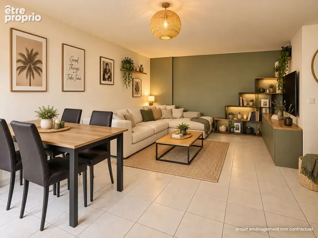 Bruguières ? t2 45 m² ? rez-de-jardin ? terrasse ? jardin privatif ? parking - photo 2