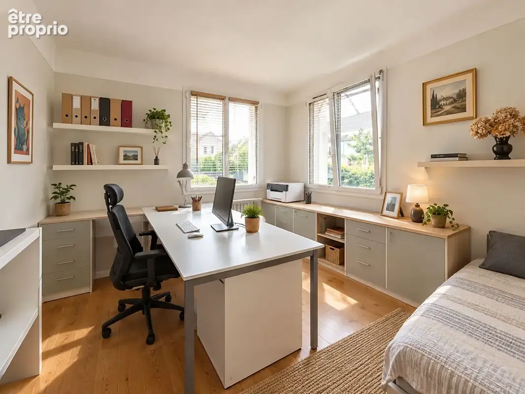 Maison de plain-pied 5 pièces, 99 m²,  4 chambres, terrain de 561 m²  FONTENAY LE FLEURY - photo 12