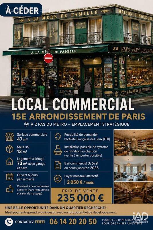 Photo 1 - Commerce à PARIS-15E