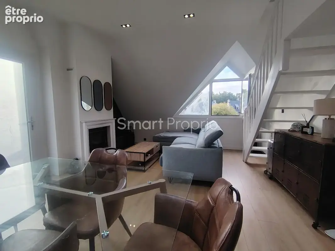 Nouveauté, en Exclusivité! SAINT-ANDRÉ-DES-EAUX   Appartement T3 de 40m2 en duplex avec terrasse, cheminée et - photo 2