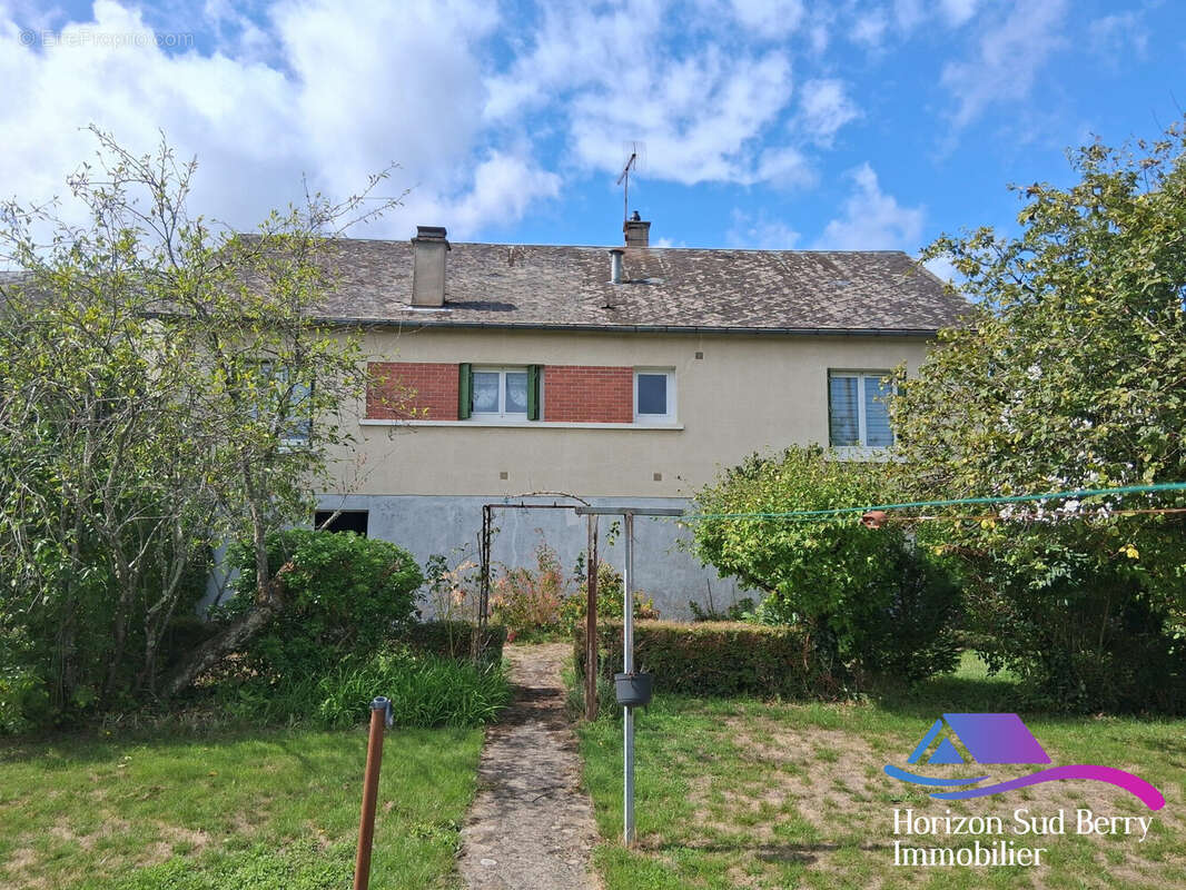 Façade arrière - Maison à LA CHATRE