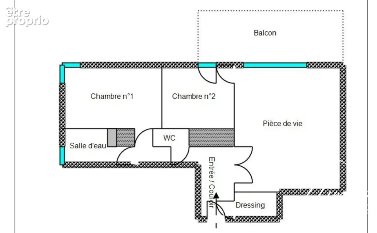 Exclusivite nimes jean jaures sud appartement t2 bis terrasse parking prive - photo 11
