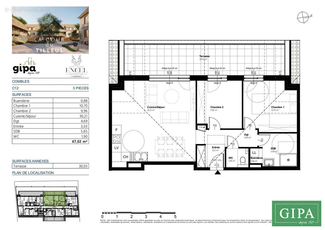 Appartement à NIEDERHAUSBERGEN