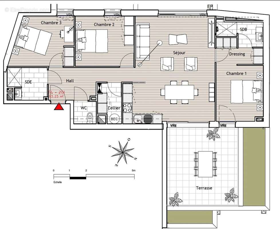 Appartement à MONTBERT