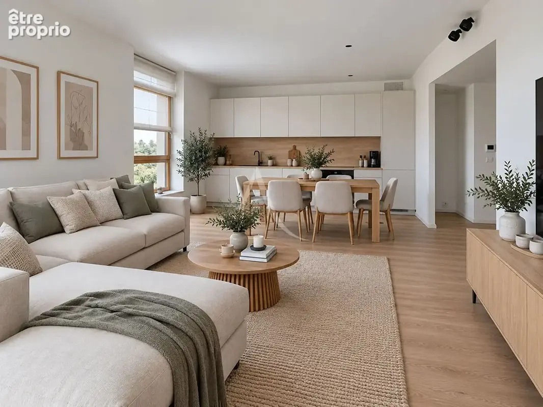 Appartement Coupvray - F3 NEUF  bâtiment passif AVEC JARDIN, TERRASSE & 2 PARKINGS COUVERTS - Livraison prévue février 2027 - photo 2