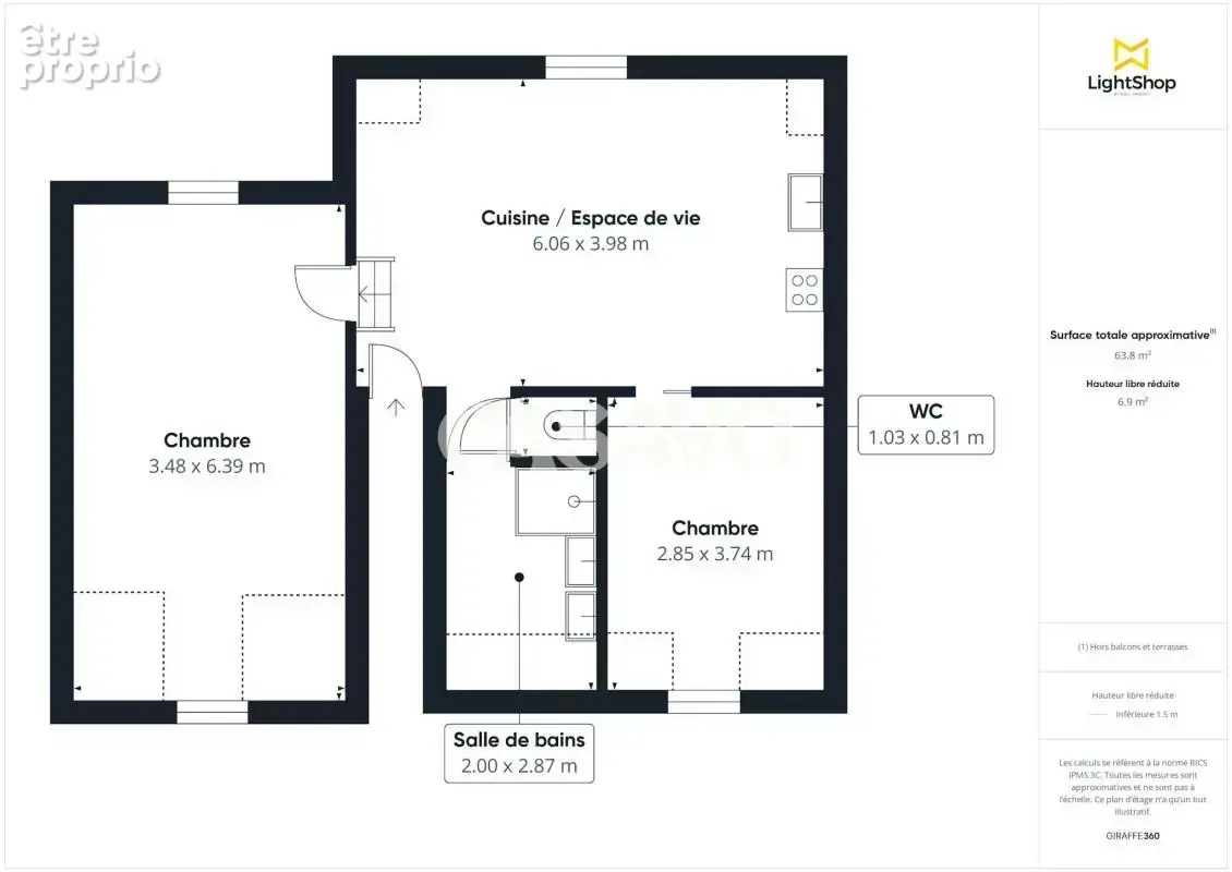 Vente Appartement 3 pièces de 63m² - 95480 Pierrelaye - photo 18