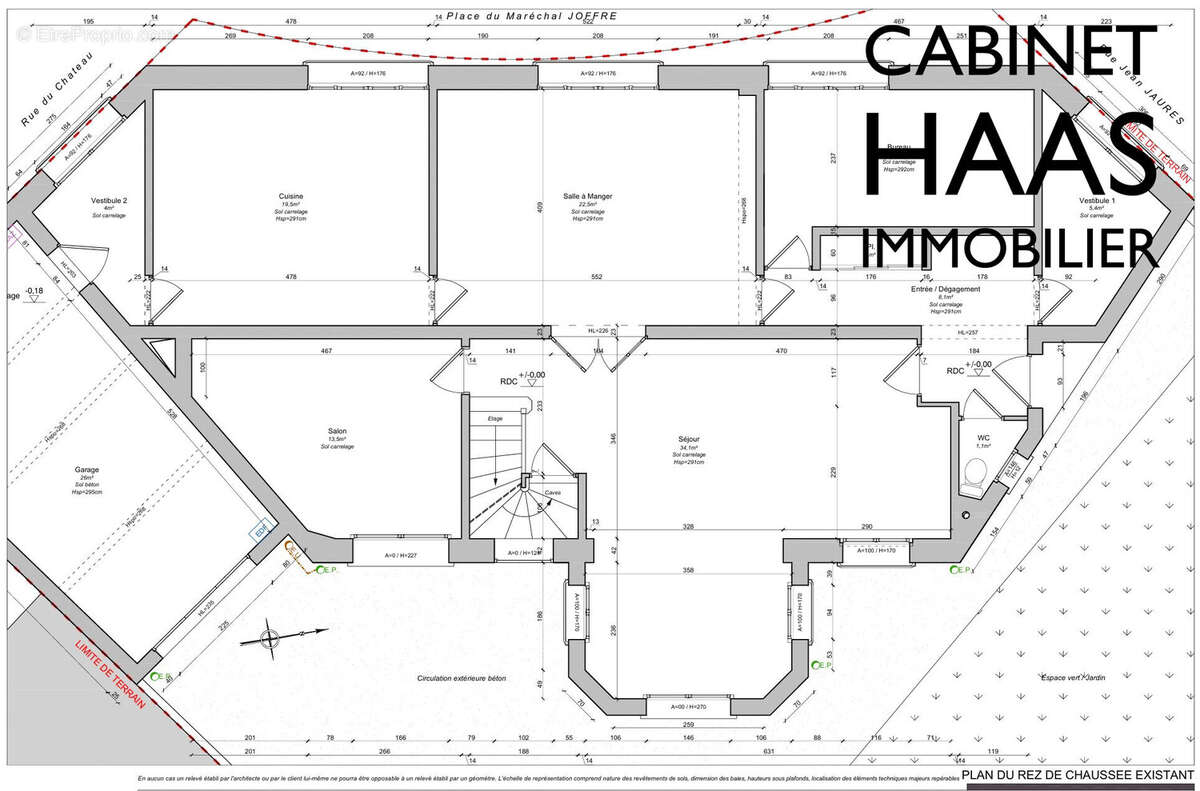Plan RDC - Appartement à CRETEIL