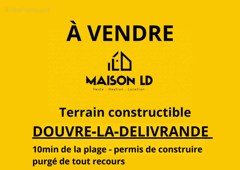 Terrain à DOUVRES-LA-DELIVRANDE