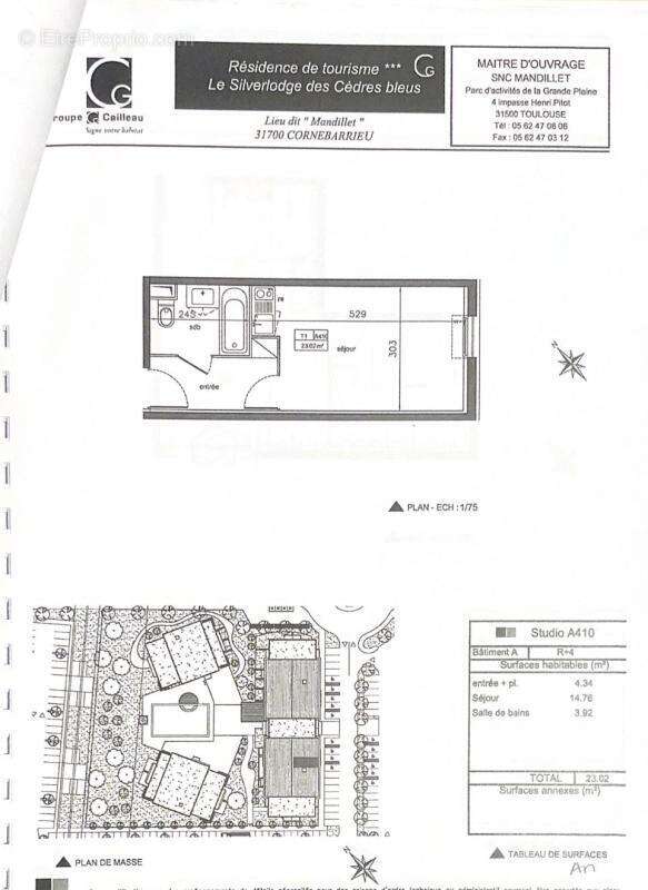 Appartement à CORNEBARRIEU