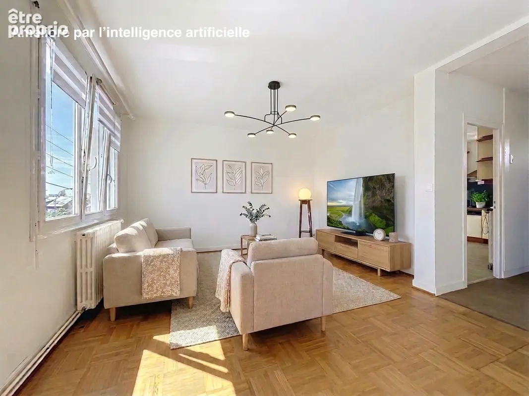 Quartier Jeanne d'Arc - Appartement Rennes 5 pièces 130 m2 - Duplex - 4 chambres - Dernier étage - Garage - jardin partagé - photo 4