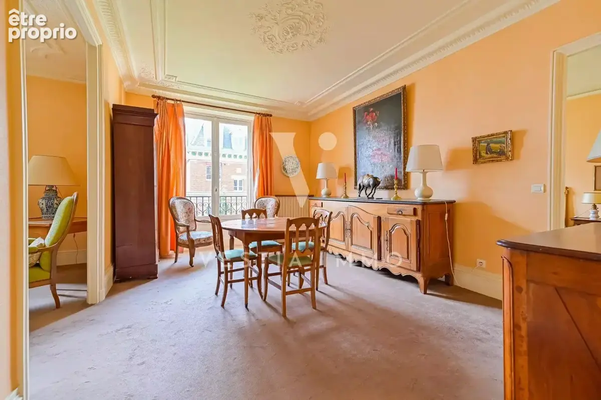 Plaine-Monceau – Appartement familial de caractère – 116 m² – Étage élevé –chambre de service en sus - photo 5