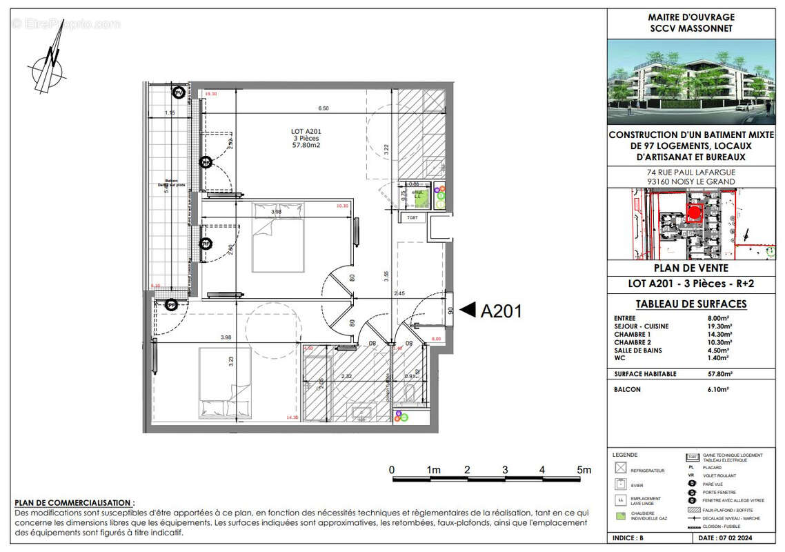 Appartement à NOISY-LE-GRAND