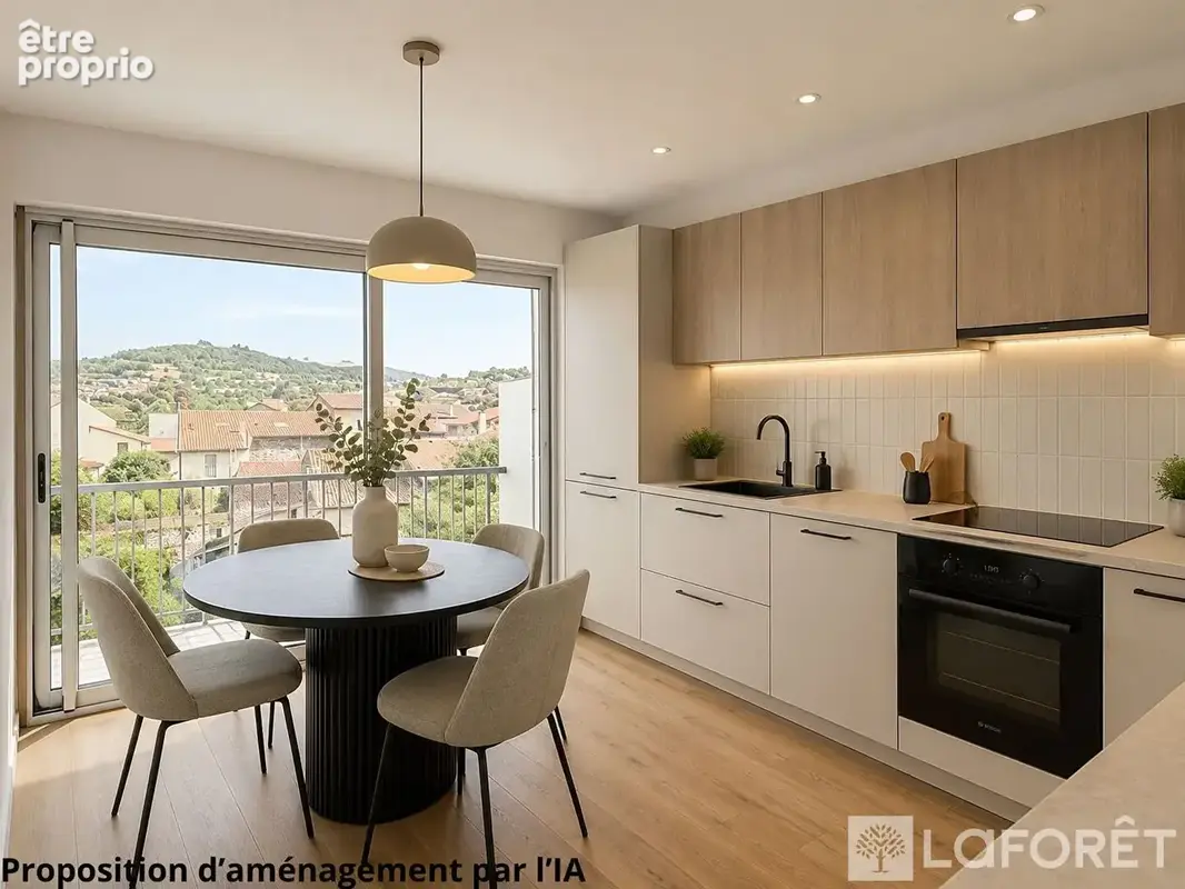 F4 de 101 m² / garage double, balcon et vue dégagée - photo 9
