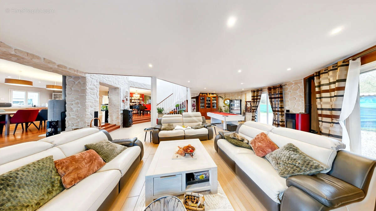 Maison moderne  chambres sous-sol dressing piscine - photo 4