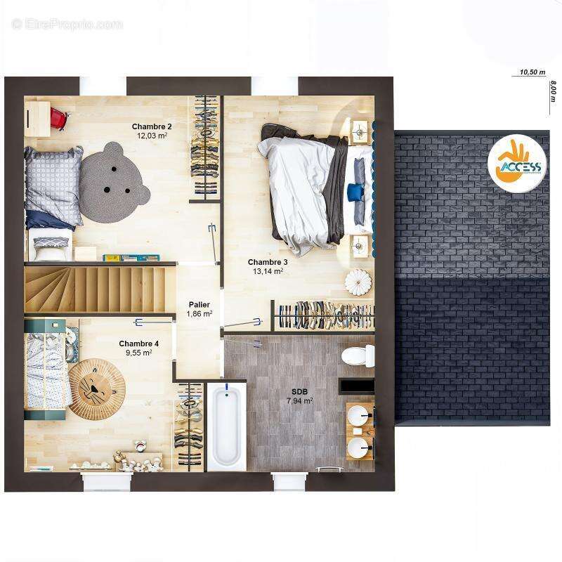Maison 6 pièces 91 m2 - photo 6
