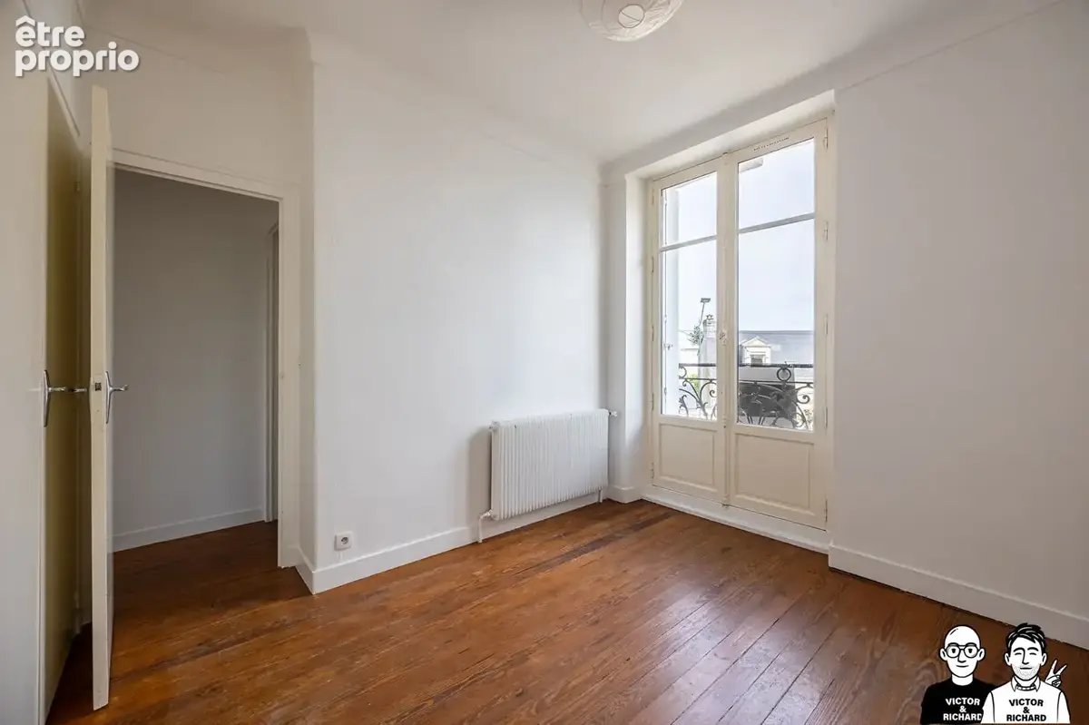 Maison de ville -  façade chaux et tuffeau - 4 chambres - jardin clos sud-ouest - rond-point-de-paris/plessis-tison - photo 15