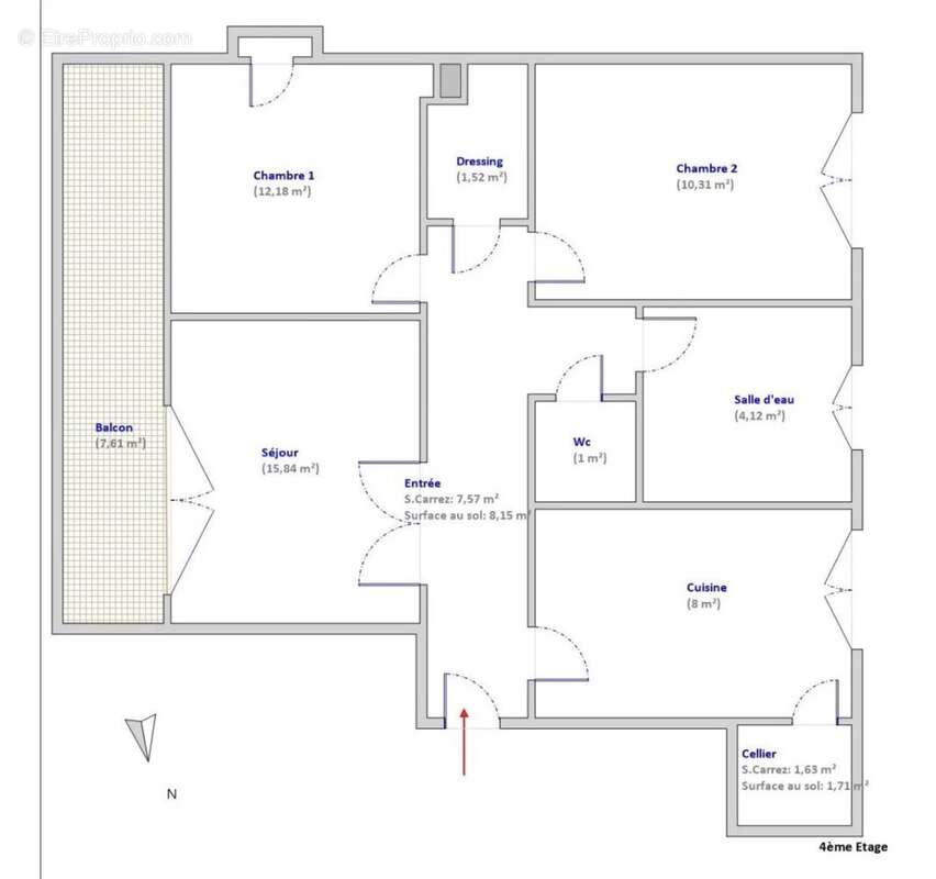 Appartement à ROMAINVILLE