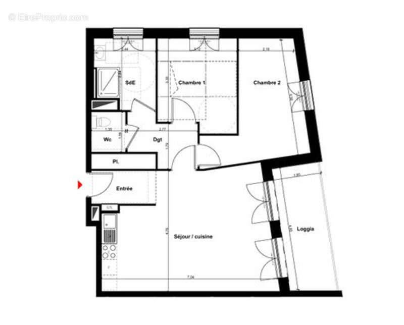 Appartement à PONT-L'EVEQUE